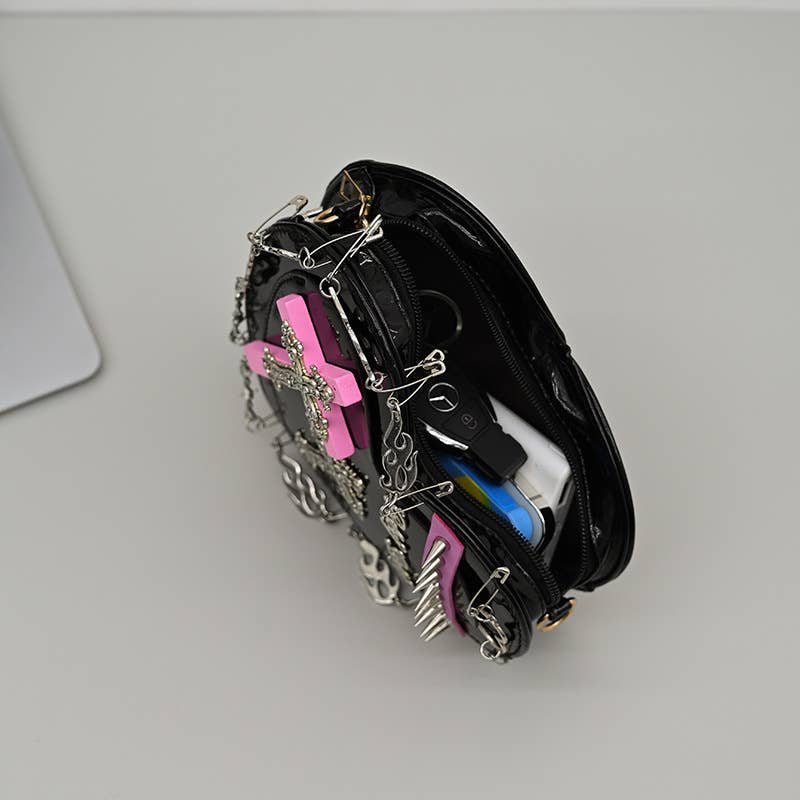 Retro single-shoulder trendy crossbody bag