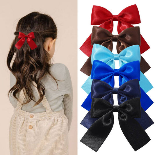 CANDY COLOR CHILDREN'S BOW HAIR CLIP_CWAHA2342