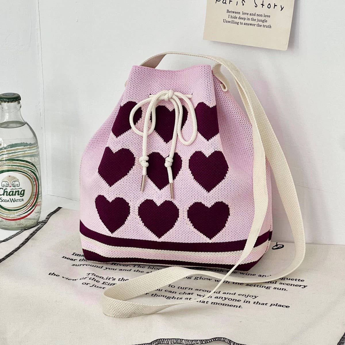 2024 NEW FASHION LOVE CROSSBODY BUCKET BAG_CWAB3086