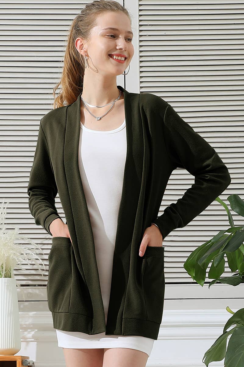 CWOCAL532-P_PLUS SIZE LONG SLEEVE ROVE CARDIGAN WITH POCKETS