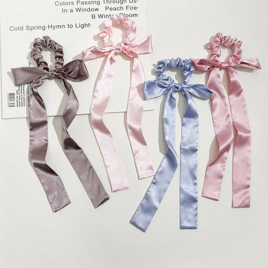 WOMEN LONG BOW ELASTIC BAND HAIR TIE_CWAHA1079