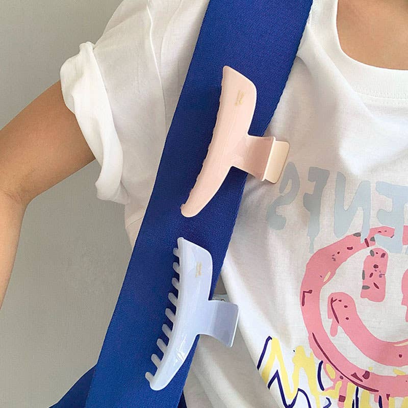 Jelly elegant Deluxe large light blue clip