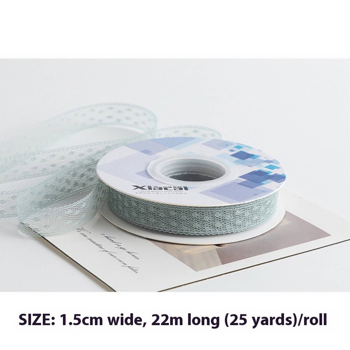 COLORFUL POLKA DOT LACE RIBBON DIY ACCESSORIES