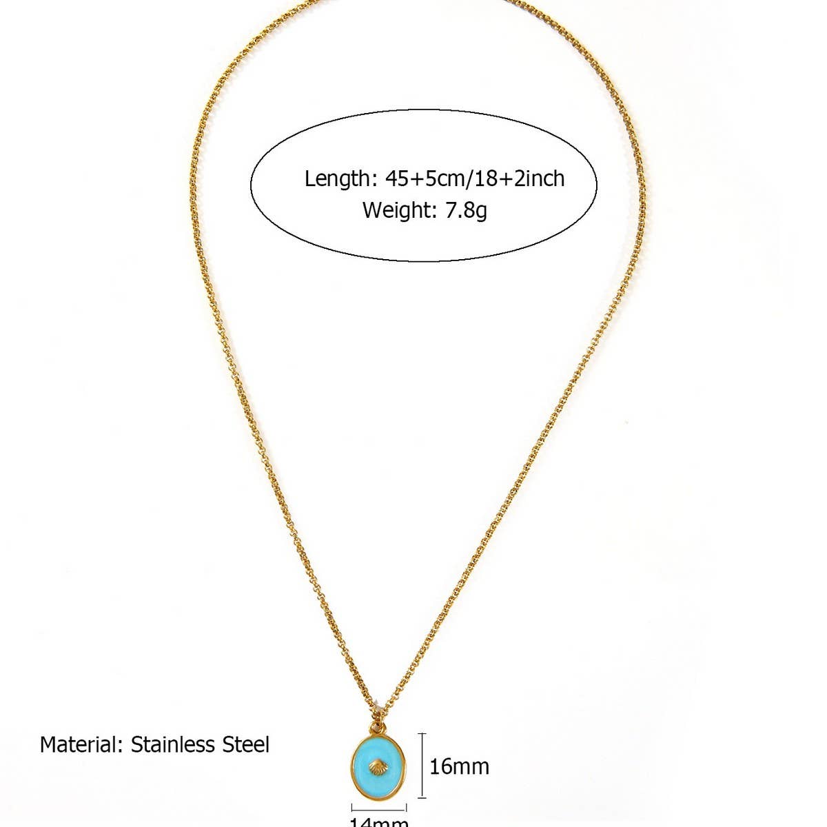 Ocean Shell Necklace with Starfish & Shrimp_CWMM8856