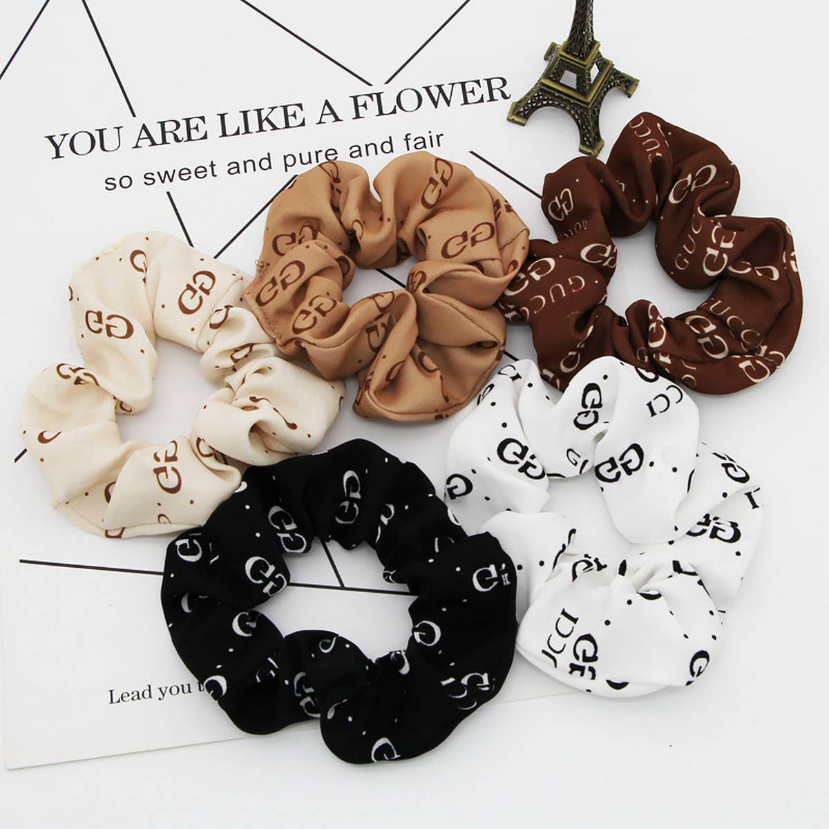 5PCS MIX PATTERN SCRUNCHIE_CWAHA0189