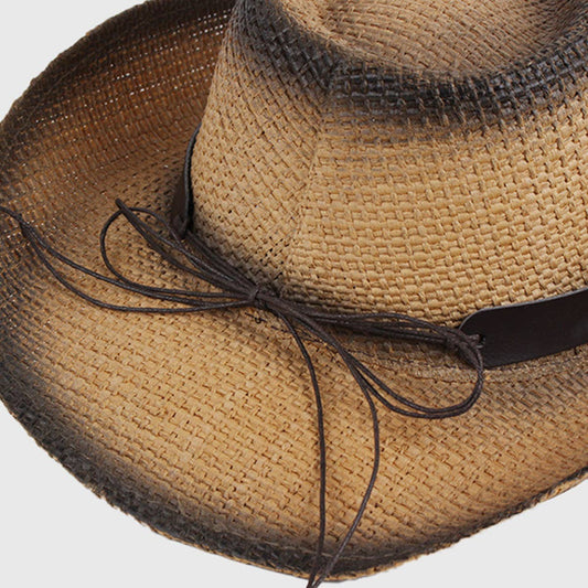 WESTERN COWBOY STRAW HAT JAZZ HAT_CWAH1198