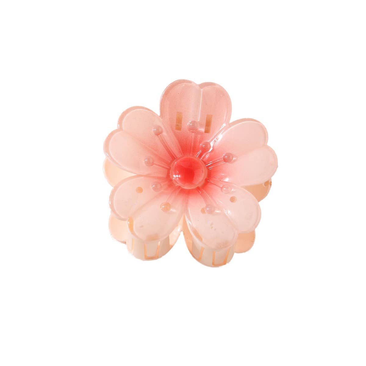 Sweet Flower Updo Heart Petal Hair Claw Clip