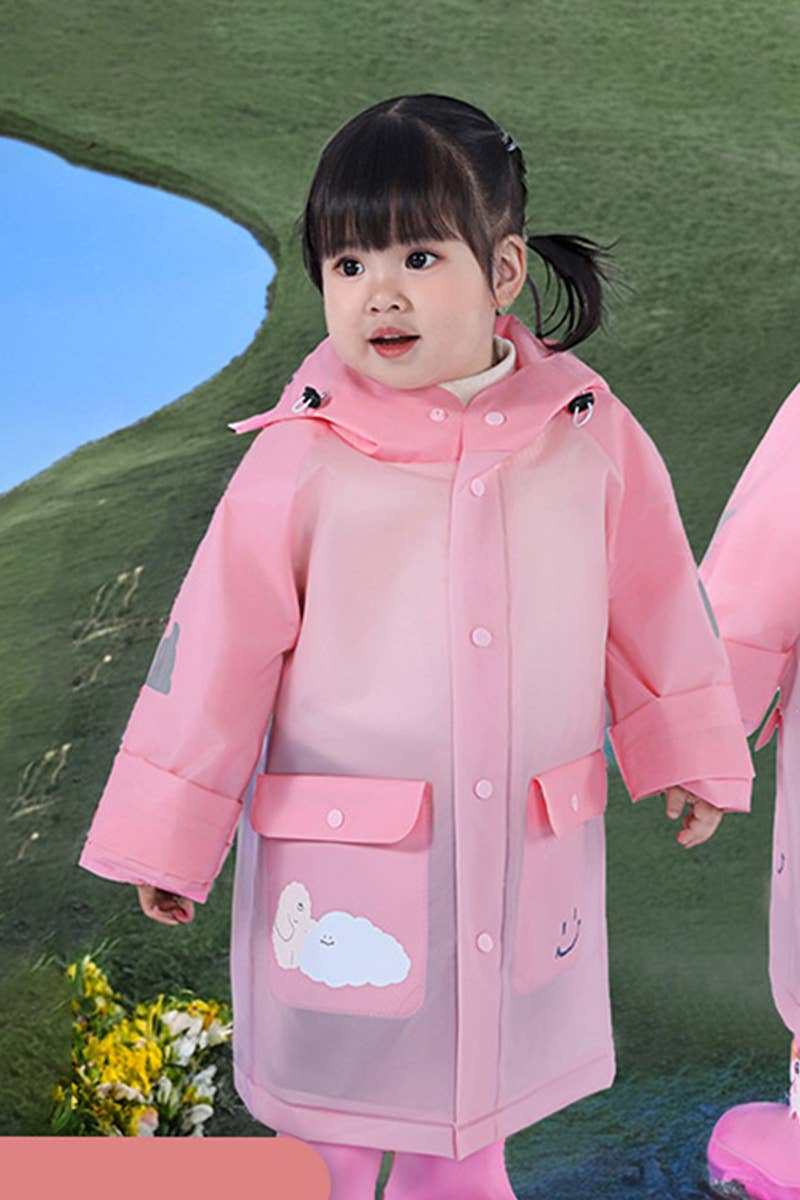 CWMM8547_NEW STYLE CARTOON RAINCOAT FOR CHILDREN TO GO TO SC