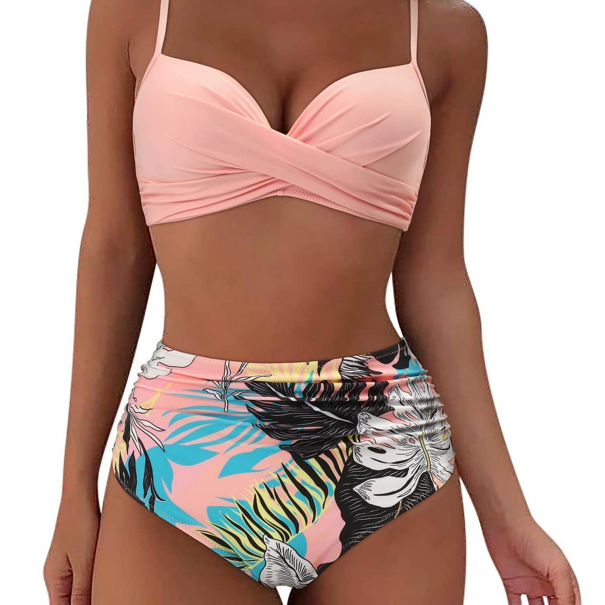 High Waist Bikini Set ,Sexy Push Up Swimsuit