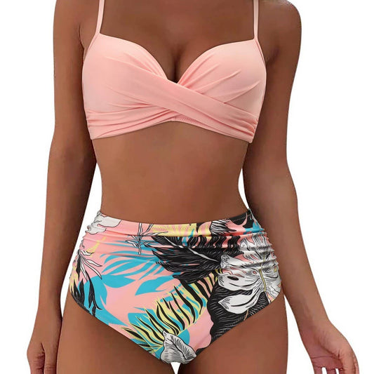 High Waist Bikini Set ,Sexy Push Up Swimsuit