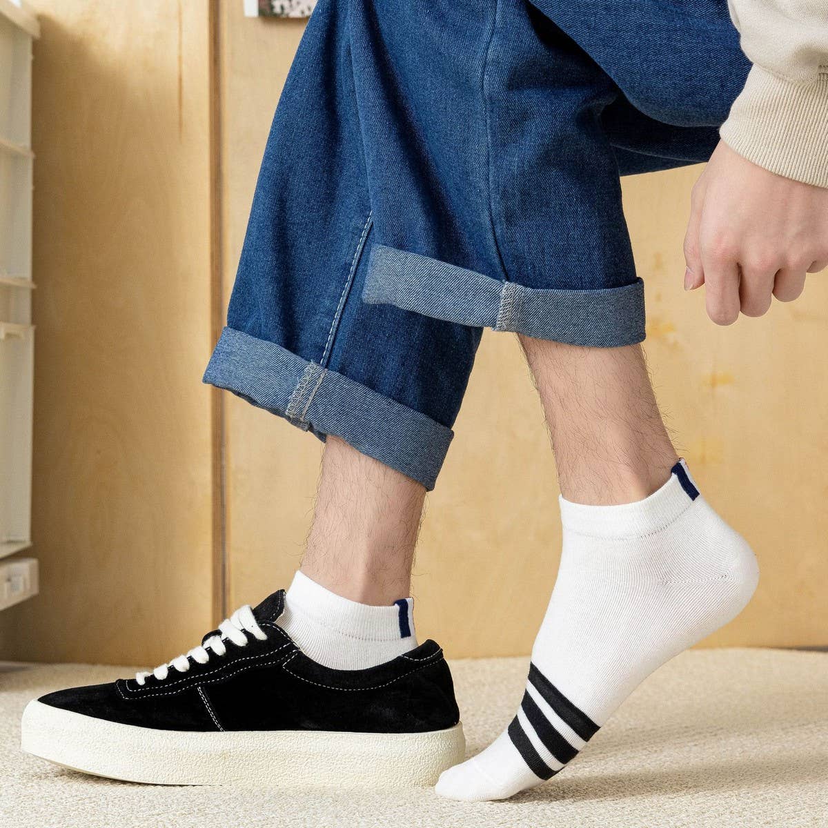 MEN'S CASUAL SPORTS COTTON BREATHABLE SOCKS