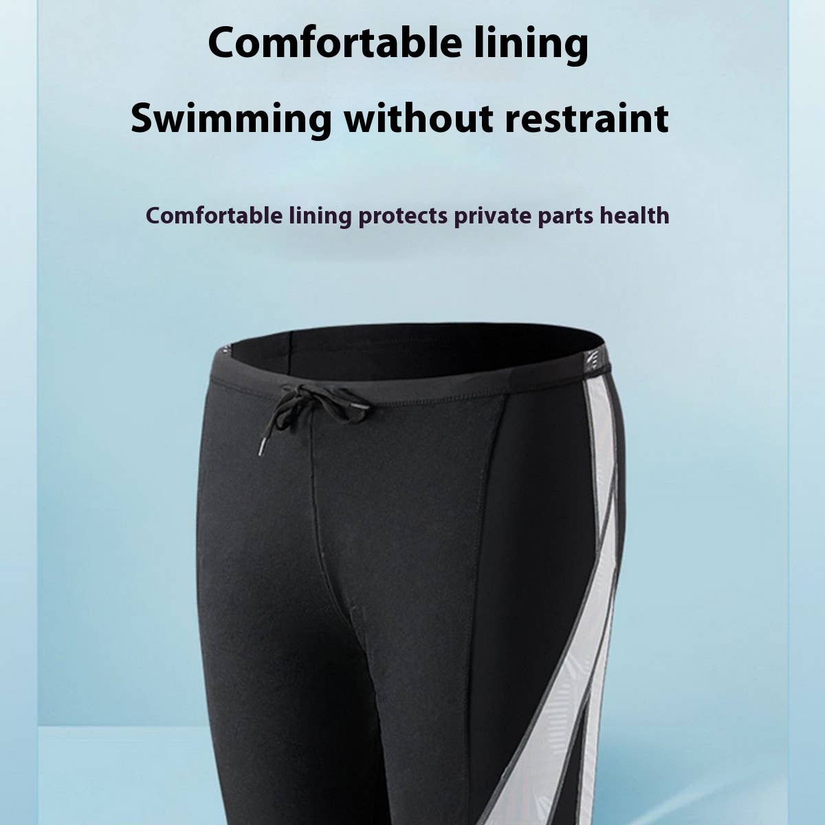 Men's 5-Inch Lined Quick Dry Swim Shorts Plus Size