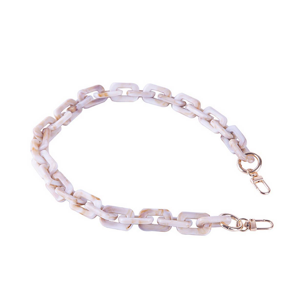 Acrylic Square Multi-Color Bag Chain,Bag Strap_CWMM5093