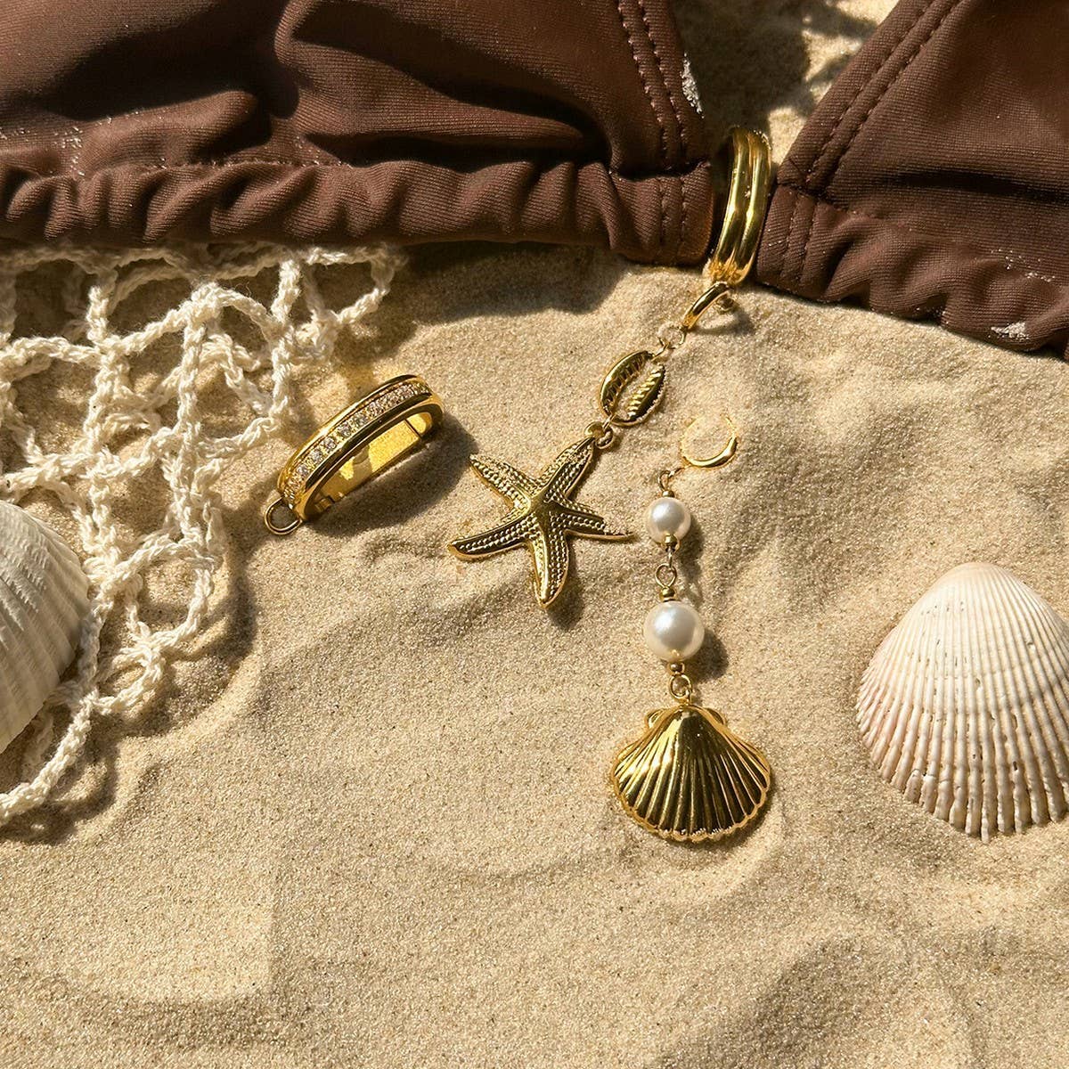 BIKINI STAINLESS STEEL PEARL SHELL PENDANT_CWMM4680