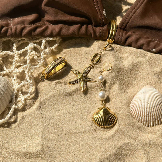 BIKINI STAINLESS STEEL PEARL SHELL PENDANT_CWMM4680