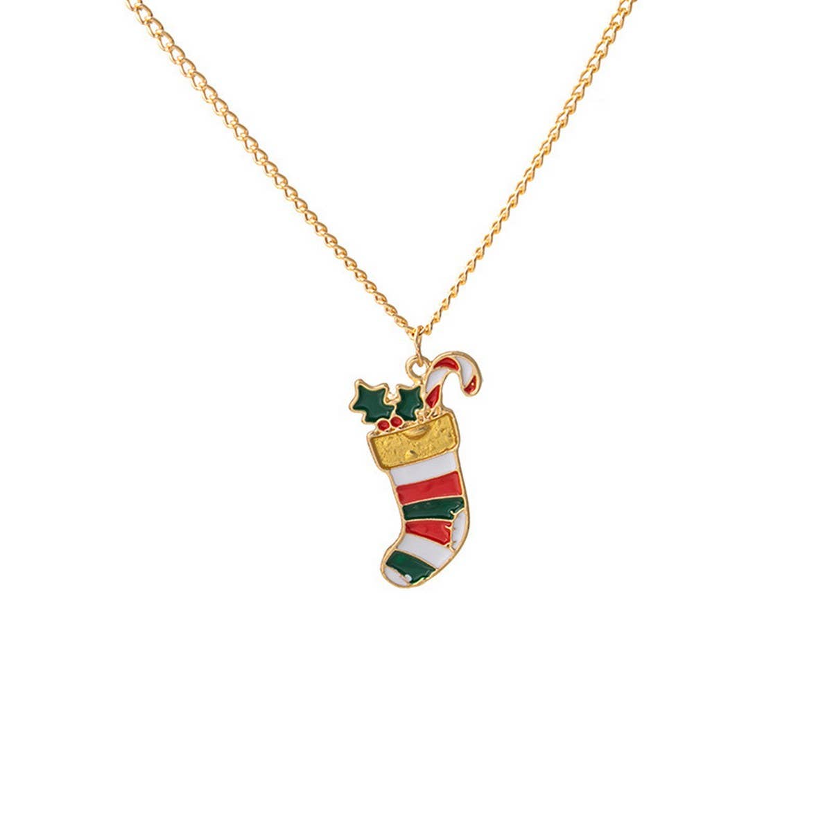 CHRISTMAS CARTOON PERSONALITY VERSATILE NECKLACE