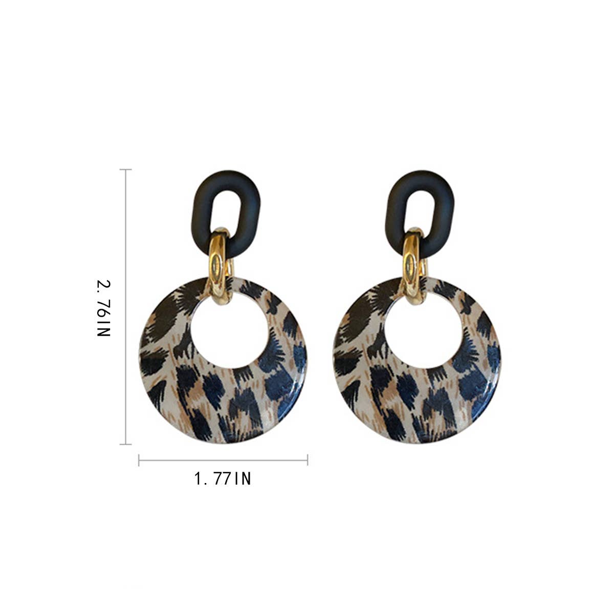 GEOMETRIC CIRCLE RETRO VERSATILE EARRINGS