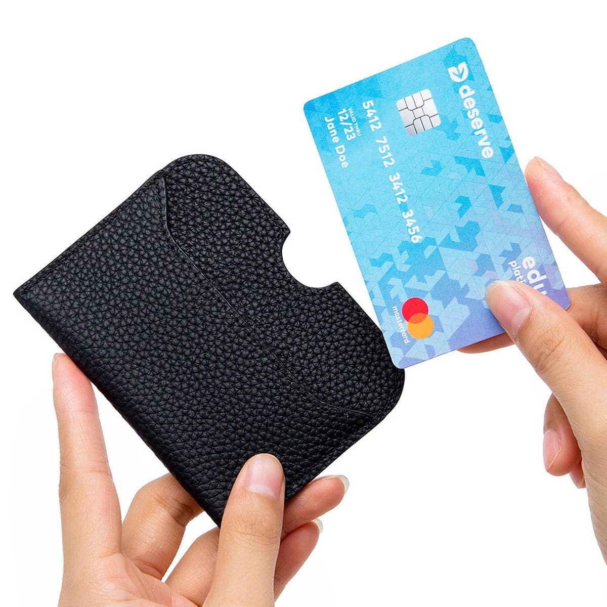 SMALL GENUINE LEATHER ULTRA-THIN MULTI-CARD HOLDER_CWAB3885