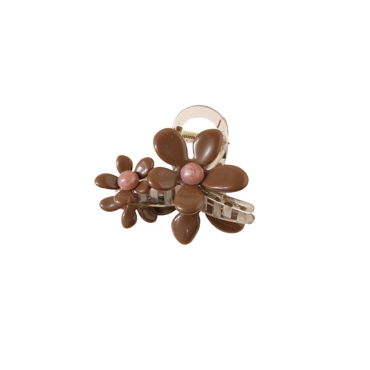 Fashion flower hair clip with duck beak hair clip