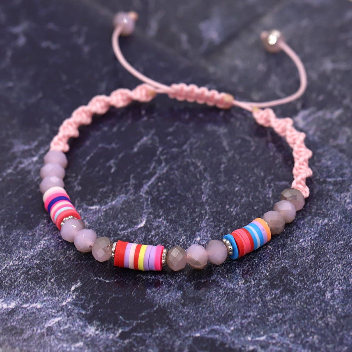 NEW COLORFUL HAND-WOVEN ADJUSTABLE BRACELET