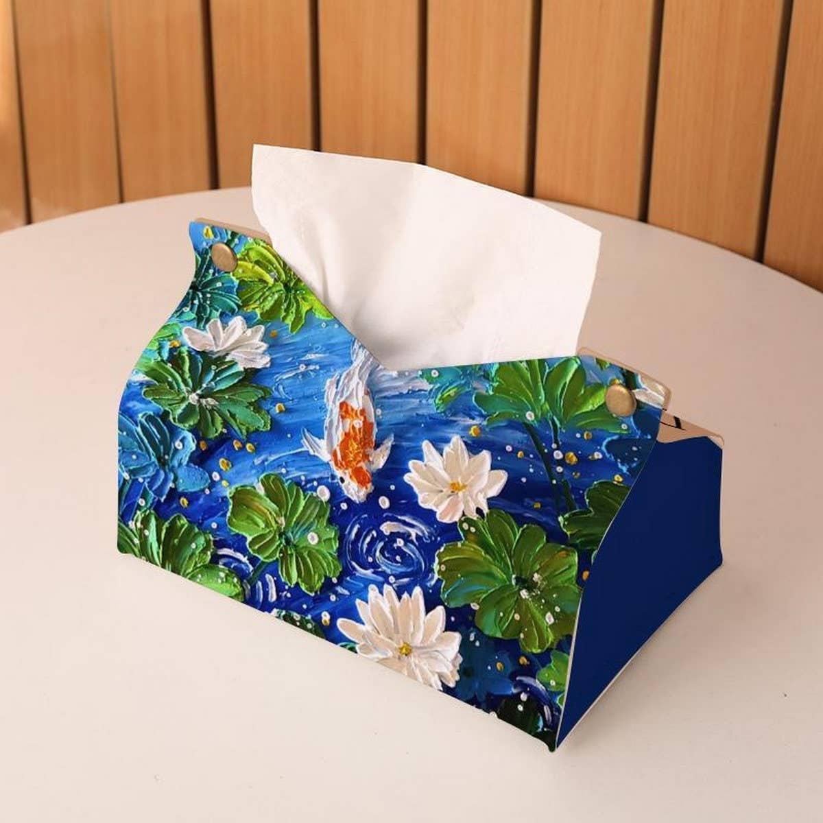 NEW CHINESE STYLE HIGH-GRADE KOI TISSUE BOX