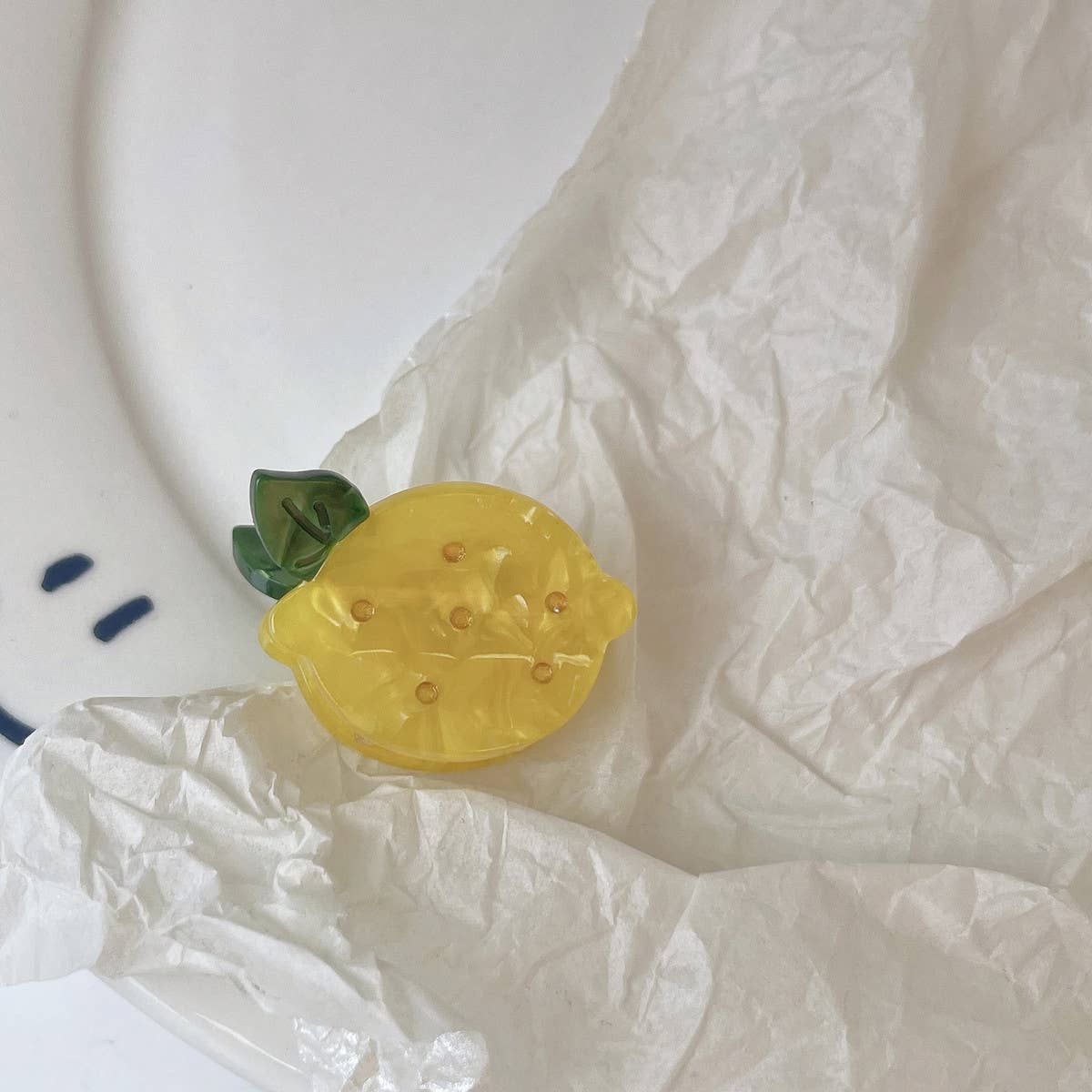 Mini Fruit Hair Claws, Strawberry & Lemon Clips_CWAHA1331