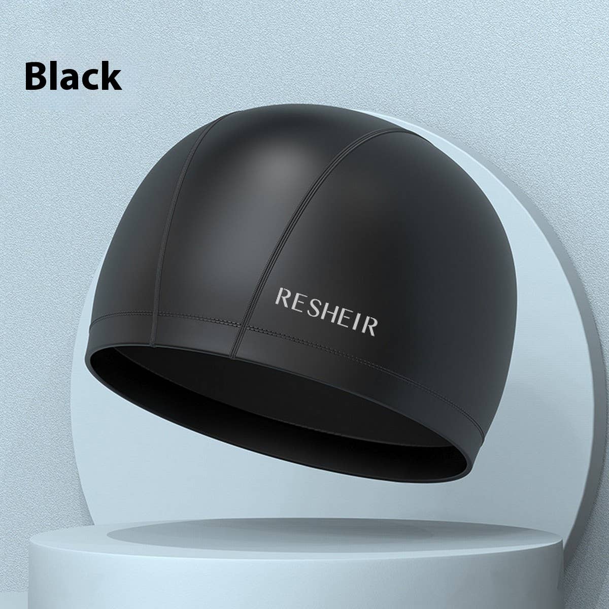 Unisex Silicone Swim Cap for Long Hair & Ears