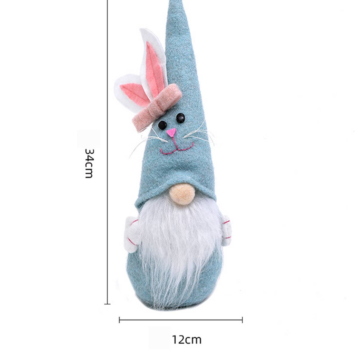 CWMM9491_EASTER CARTOON CUTE WHITE BEARD DOLL ORNAMENTS