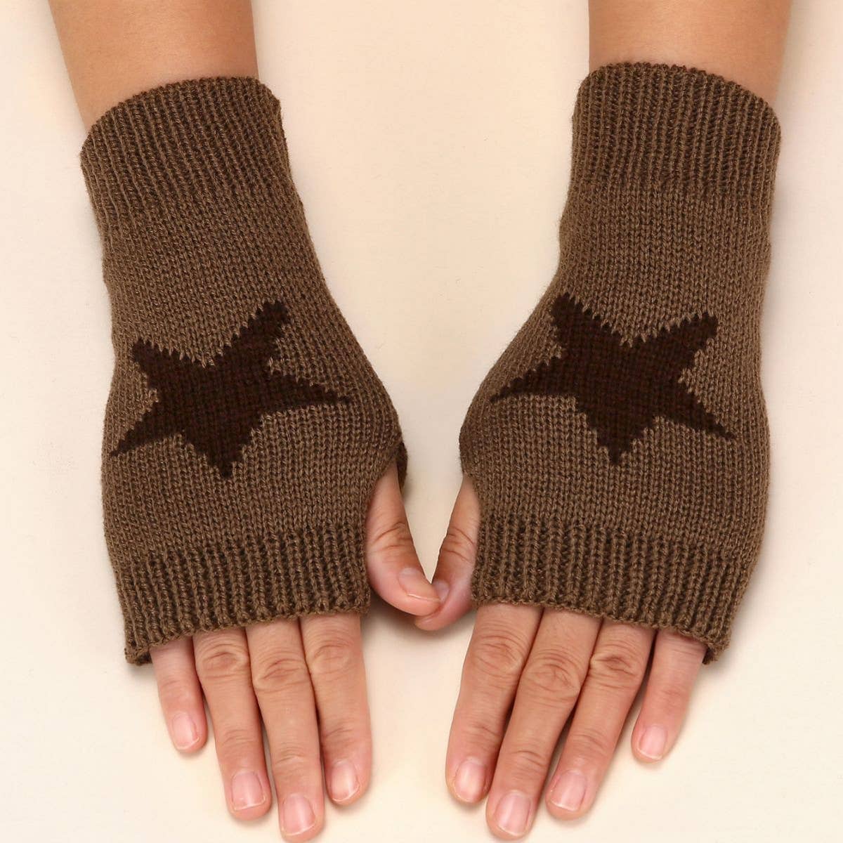 Acrylic Star Arm Sleeves ??Warm Fingerless Design_CWAG0085
