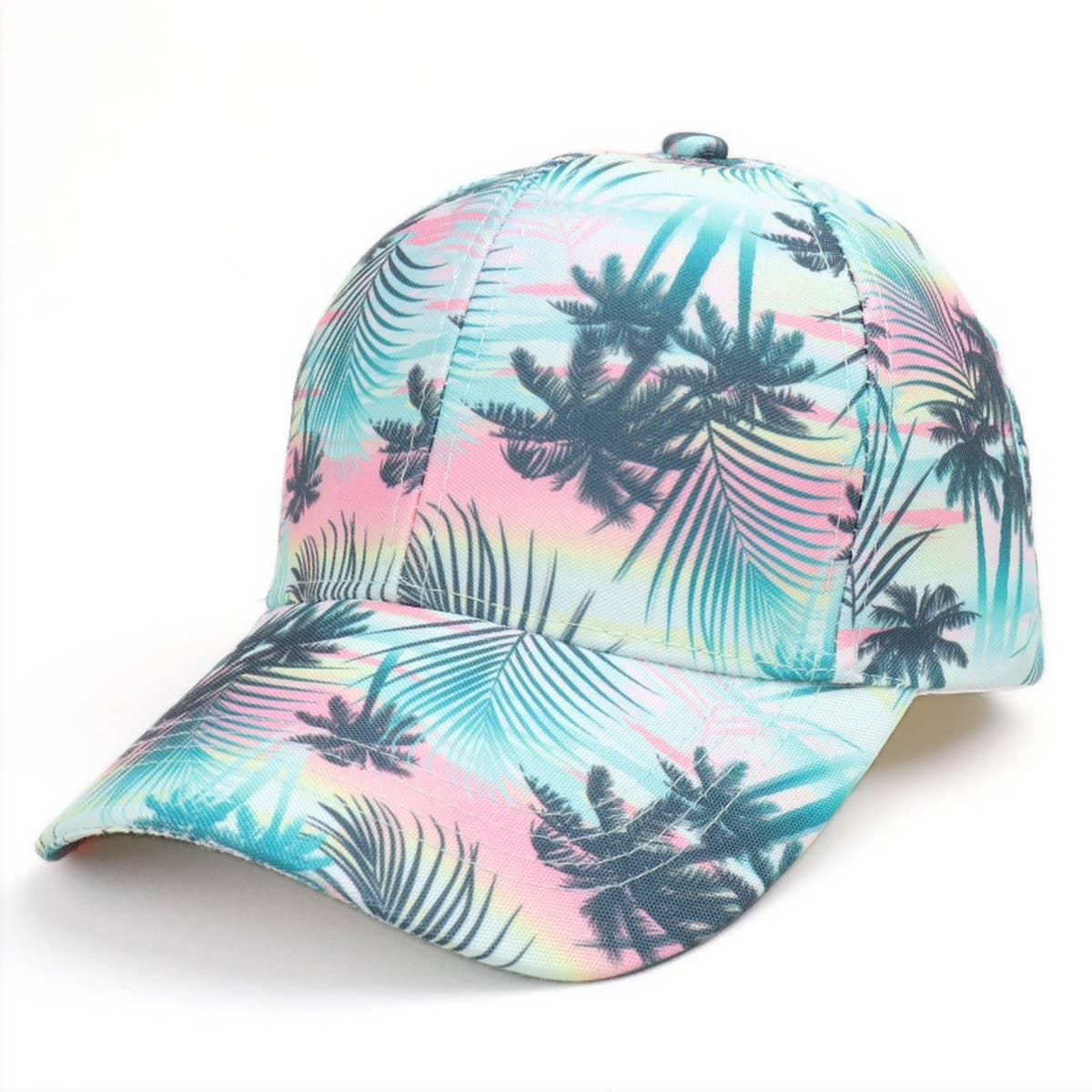 Skull Leaf Print Graffiti Baseball Cap - Sun Hat CWAH1549