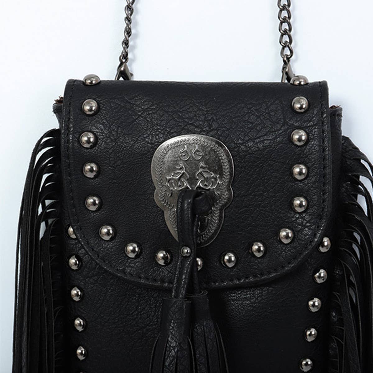 WOMEN LEATHER TASSEL SATCHELS BAG_CWAB0783