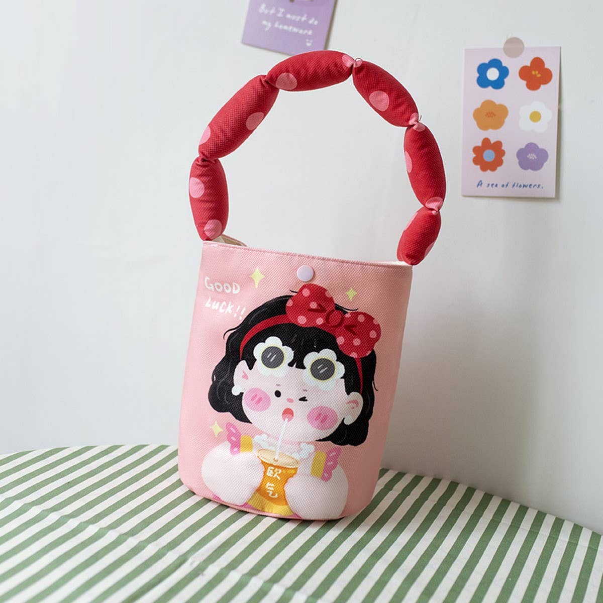 Cozy Padded Cartoon Handbag ? Kids Gift_CWAB5591