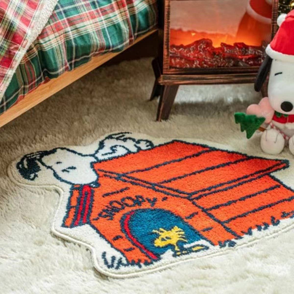 Cartoon Shaped Rug, Faux Fur Kids Room Floor Mat_CWMM7394