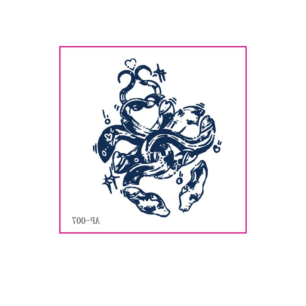 Street Style Juice Tattoo Stickers Waterproof_CWMM8353