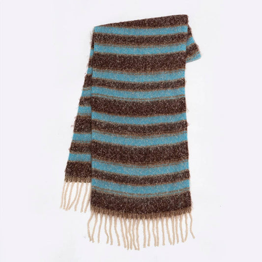 Rainbow Colorblock Scarf - Warm Cozy Winter Wrap_CWASC2351