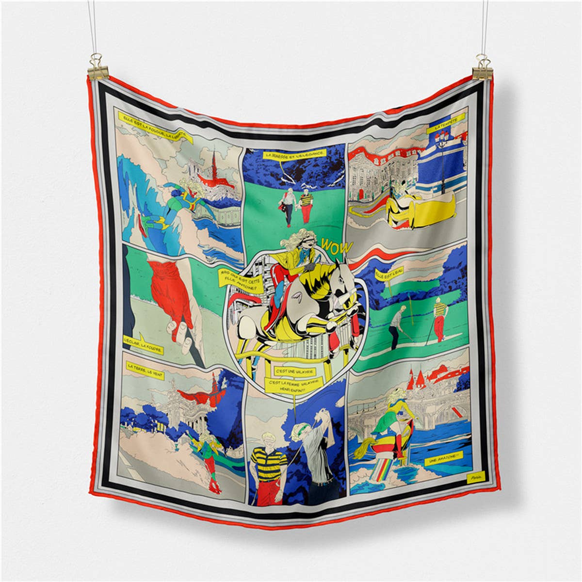 UV Protection Scarf - Lightweight Satin Square