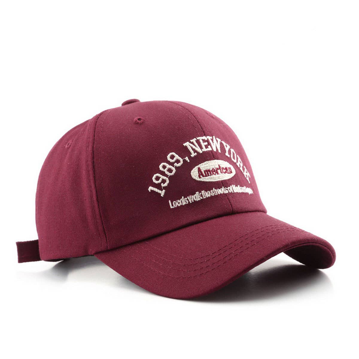 OUTDOOR RETRO LETTER EMBROIDERED BASEBALL CAP_CWAH1856
