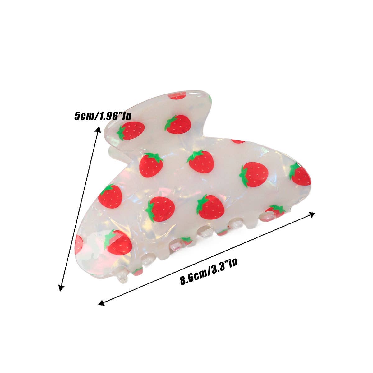 Fruit PVC Hair Claw - Fall Winter Hot-Selling Clip_CWAHA1274