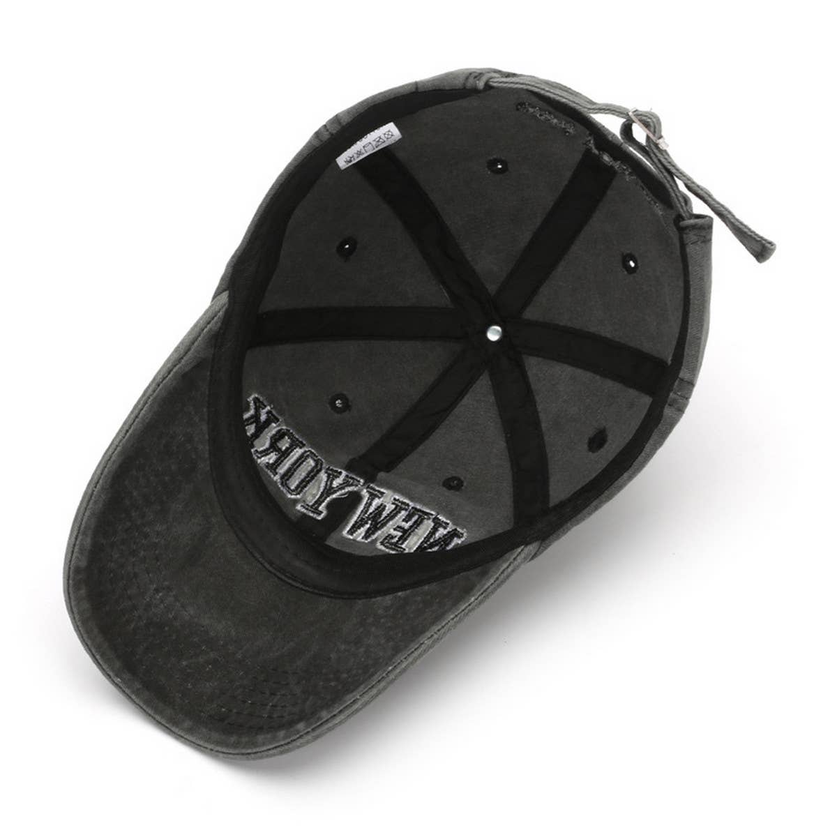 CWAH3229_NEWYORK COWBOY BASEBALL HAT WITH LETTERS