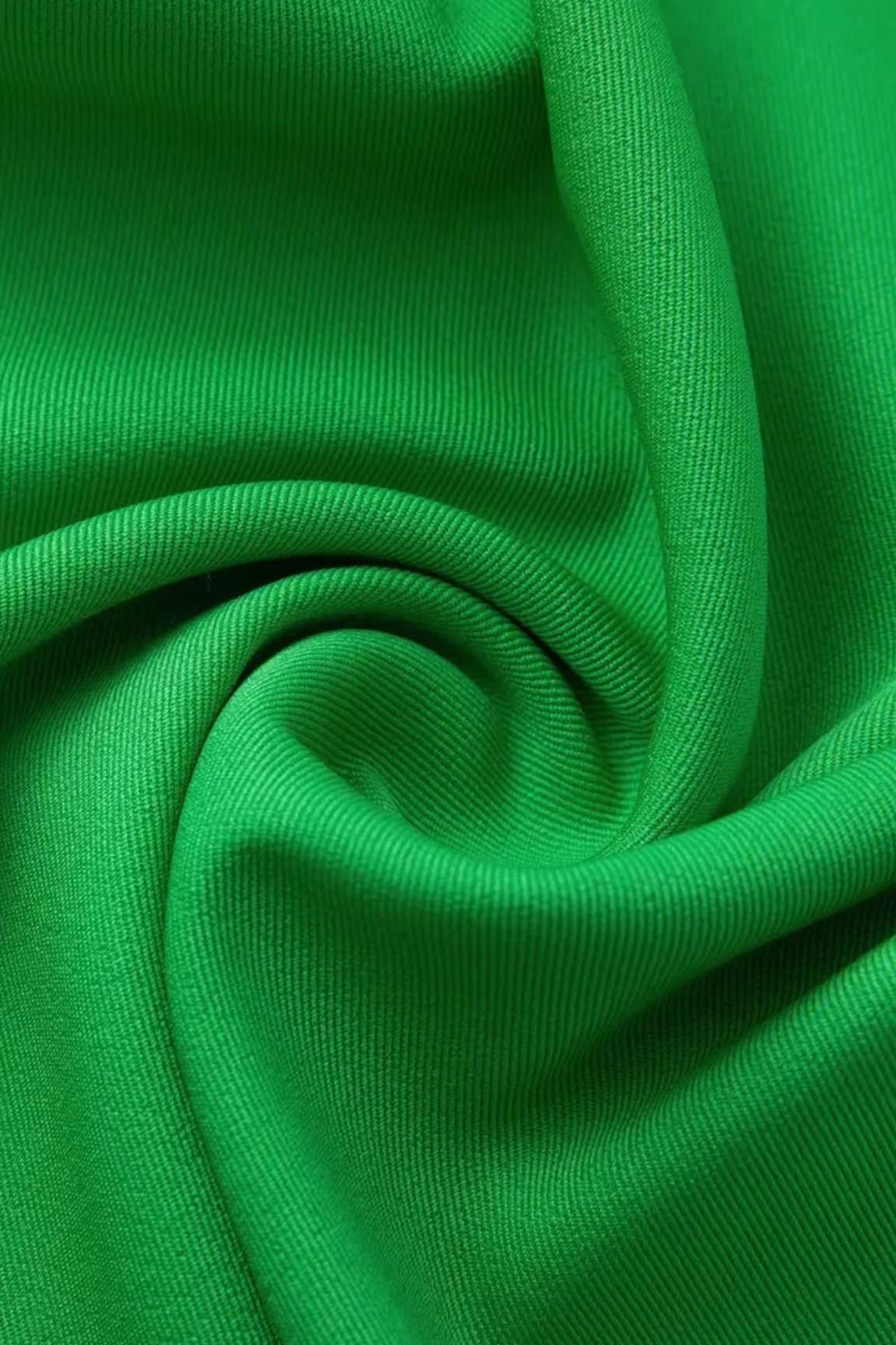 Elegant solid color belt straight pants