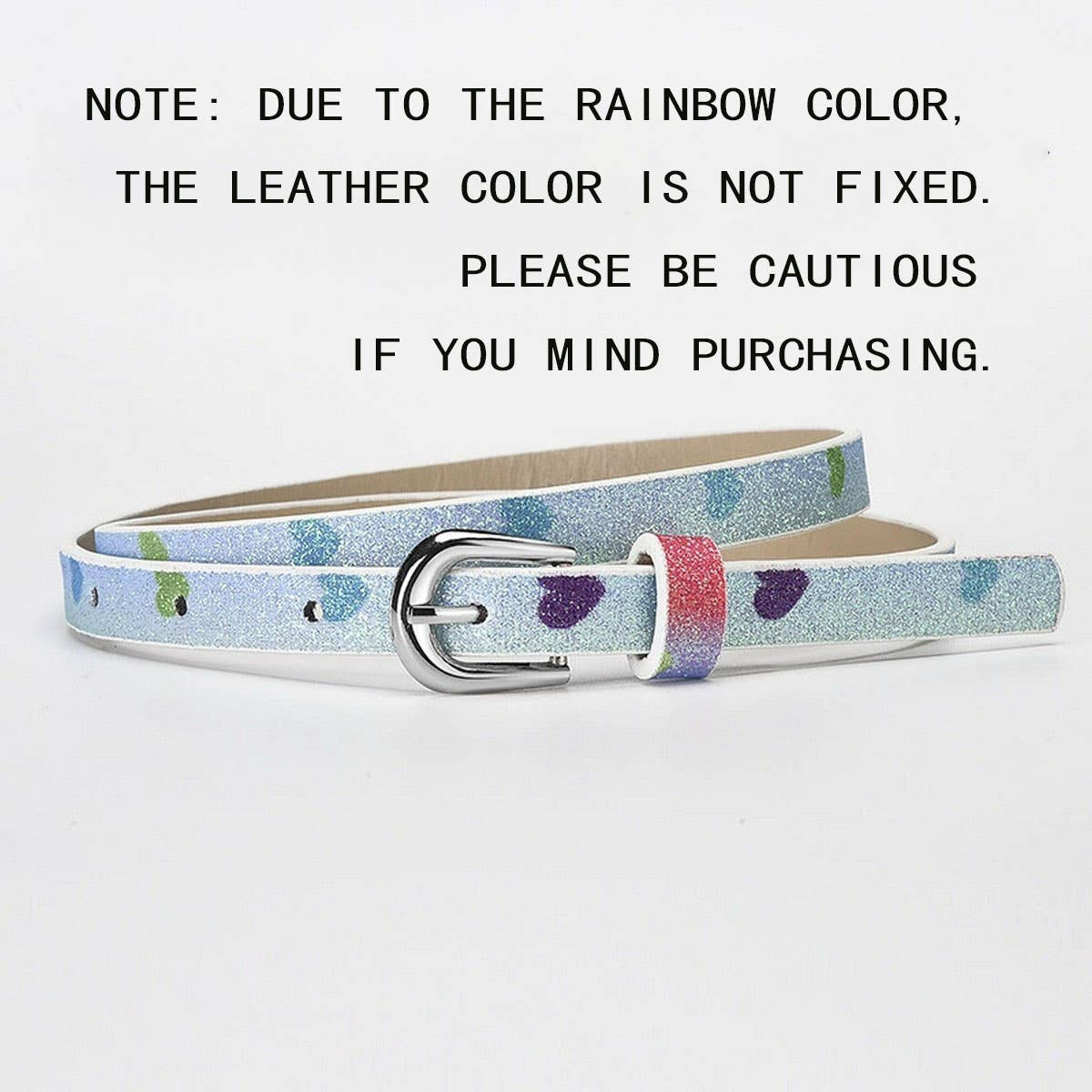 CWABE01255_KIDS SEQUIN PU BELT GIRLS FASHION JEANS OUTFIT