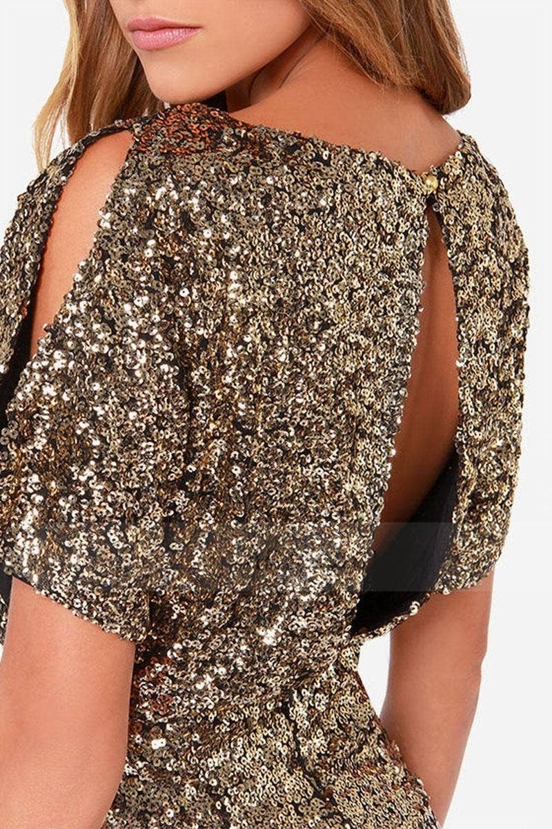 CWDSD6837_SEQUINED SEXY NIGHTCLUB SLIT BACKLESS DRESS