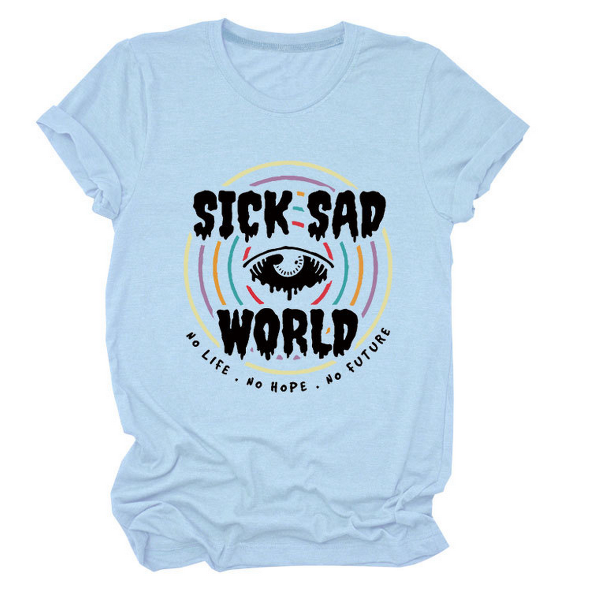 Simple Crew Neck Tee ??Comfortable Fit_CWTTS1532