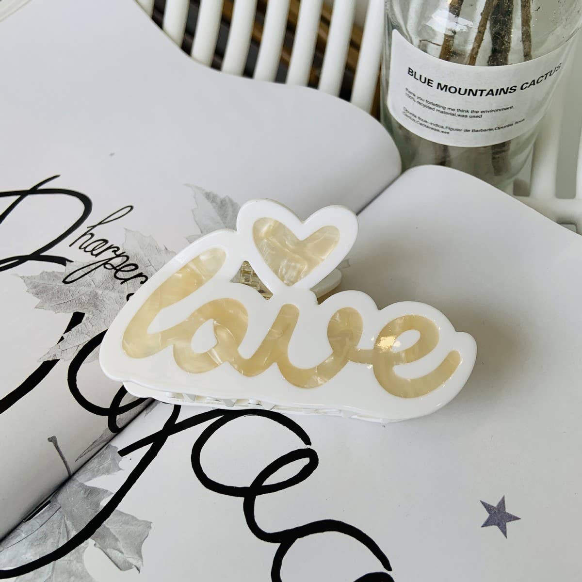CUTE LETTER LOVE HIGH-END HAIRPIN