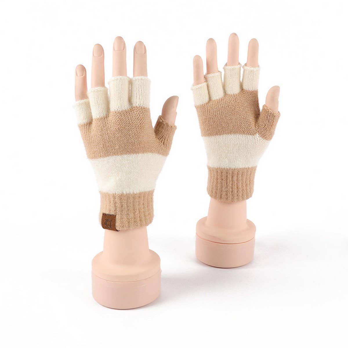 FASHIONABLE KNITTED WARM FLAP HALF-FINGER GLOVES_CWAG0379