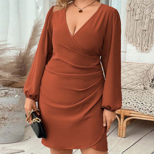 Autumn Lady Chic Dress ??Short and Classy_CWDSD8517