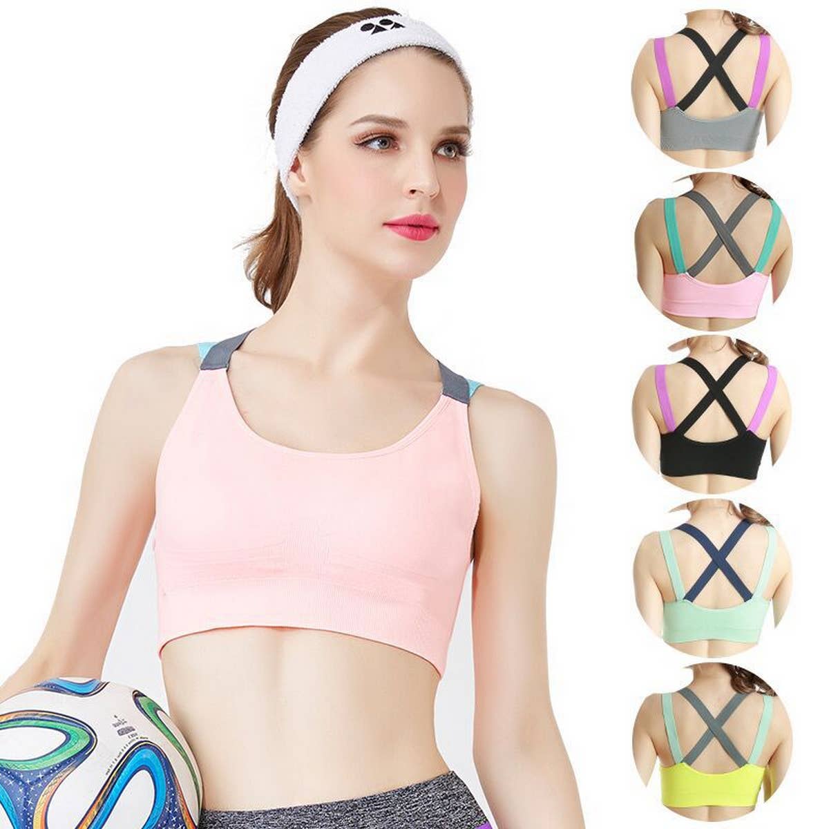 PROFESSIONAL RUNNING FITNESS YOGA BRA_CWMU0305