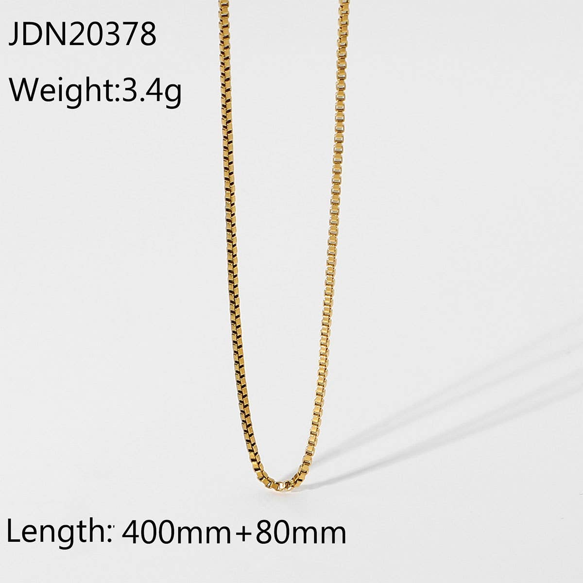 MULTILAYER GOLD PLATE STAINLESS STEEL NECKLACE