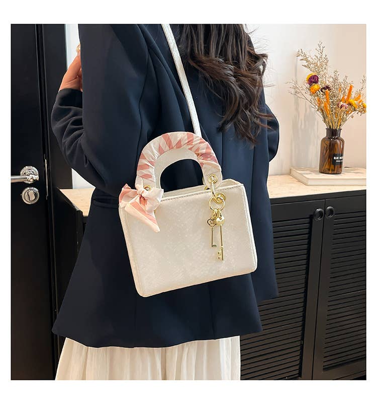 Retro handbag single-shoulder toffee bag