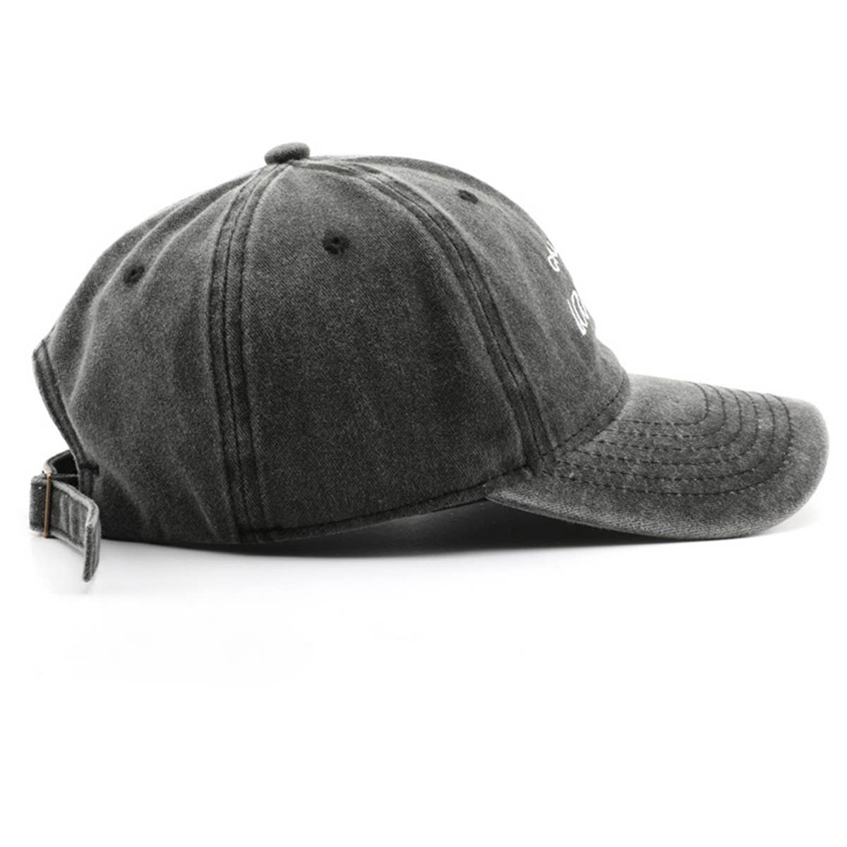 Vintage  Baseball Cap, Embroidered Letter Desig CWAH1289